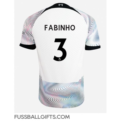 Liverpool Fabinho #3 Fußballbekleidung Auswärtstrikot 2022-23 Kurzarm